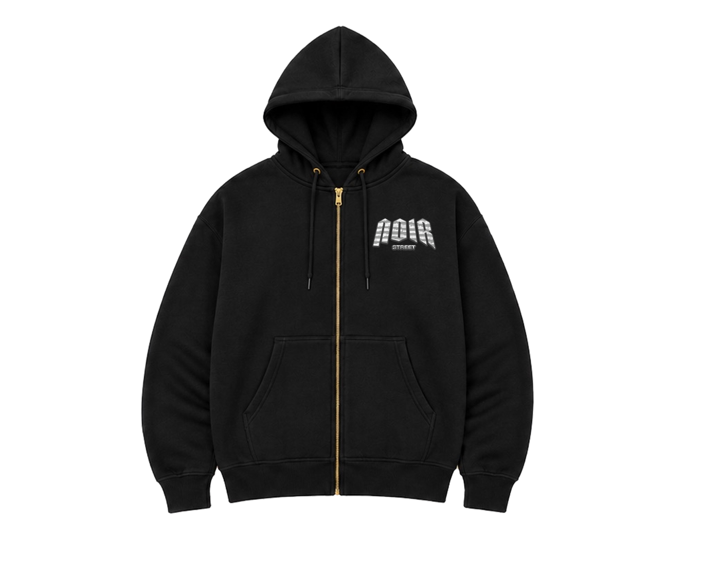 Black Noirstreet Zipper