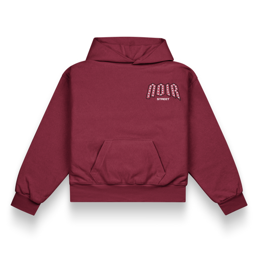 Burgundy Studded Set